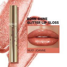 Load image into Gallery viewer, focallure born shine glitter lip gloss shade joanne