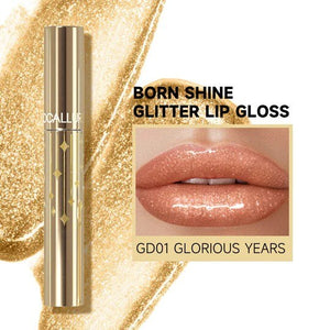 focallure born shine glitter lip gloss shade glorious years