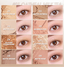 Load image into Gallery viewer, O.TWO.O Sheen 9 Color Eyeshadow Palette