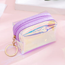 Load image into Gallery viewer, holographic transparent coin purse