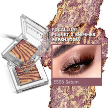 Load image into Gallery viewer, focallure planet shimmer eyeshadow with glitter flecks