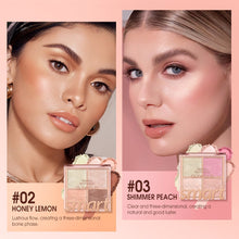 Load image into Gallery viewer, O.TWO.O Highlight &amp; Blush Makeup Palette