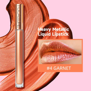 chameleon metallic liquid lipstick focallure #4garnet