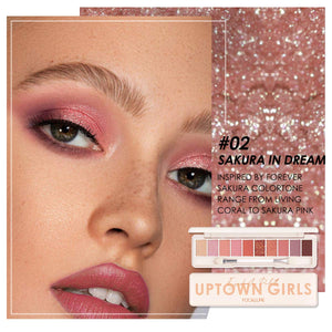 Focallure Uptown Girls 10-Pan Eyeshadow Palette