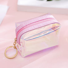 Load image into Gallery viewer, holographic transparent coin purse