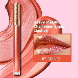 chameleon metallic liquid lipstick focallure #7 spinel