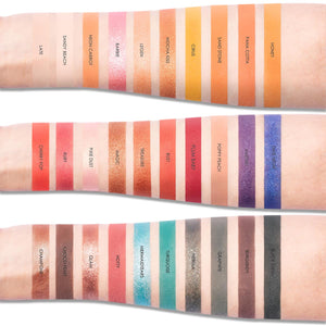 focallure endless possibilities 30 color eyeshadow palette swatches