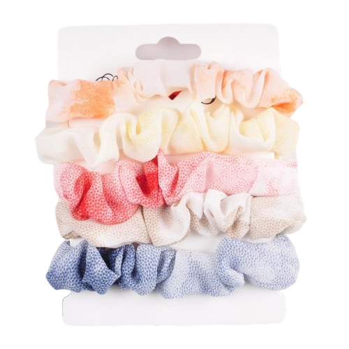 Pastel Tie-Dye Mini Scrunchies