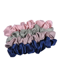 Load image into Gallery viewer, Satin Mini Hair Scrunchies (4-Pack)
