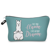 Load image into Gallery viewer, Cosmetic Pouch Llama Love