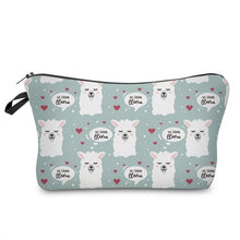 Load image into Gallery viewer, Cosmetic Pouch Llama Love