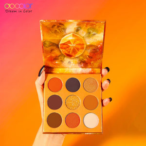 Docolor Soul 9 Colors Eye Shadow Palette Orange