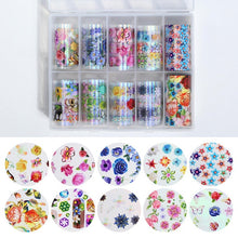 Load image into Gallery viewer, BORN PRETTY Holographic Nail Foil Box Set 10 pcs