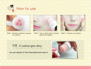 PERIPERA Ah! Much Real My Cushion Blusher How to use