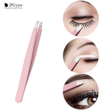 Load image into Gallery viewer, DUcare Perfect Eyebrow Tweezers Set (3 PCs) with Luxury Case