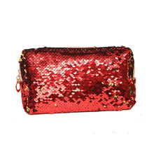 Load image into Gallery viewer, Colour Shifting Sequin Makeup Bag