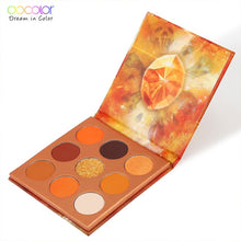 Load image into Gallery viewer, Docolor Soul 9 Colors Eye Shadow Palette Orange