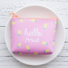 Load image into Gallery viewer, Cute PU Leather Zip Coin Purses