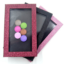 Load image into Gallery viewer, Eyeshadow Magnetic Palette Customizable Black Large