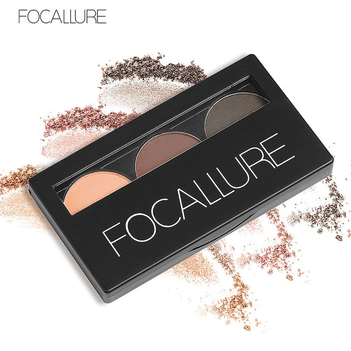 Focallure 3-Color Eyebrow Powder Palette