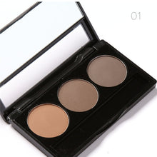 Load image into Gallery viewer, Focallure 3-Color Eyebrow Powder Palette