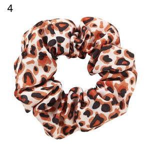 Leopard Hair Scrunchies