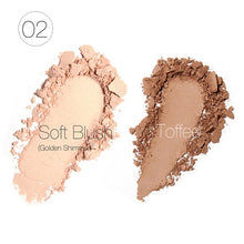Load image into Gallery viewer, FOCALLURE Face Highlighter &amp; Contour Duo Powder Palette #2