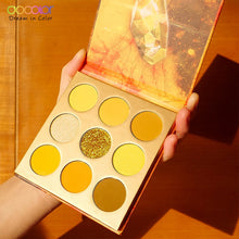 Load image into Gallery viewer, Docolor Mind 9 Colors Eye Shadow Palette Yellow