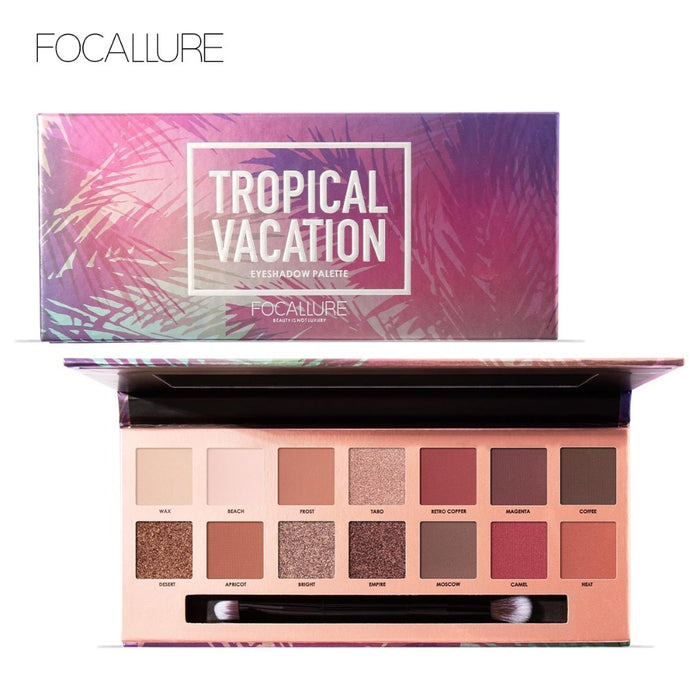 focallure tropical vacation eyeshadow palette