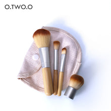 Load image into Gallery viewer, O.TWO.O Bamboo Face Makeup Brush Set
