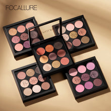 Load image into Gallery viewer, FOCALLURE Nude Colors 9-Pan Palette