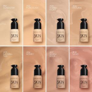 FOCALLURE Skin Evolution Liquid Makeup Foundation Shades