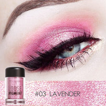 Load image into Gallery viewer, focallure loose pigment metallic eyeshadow #03 lavender