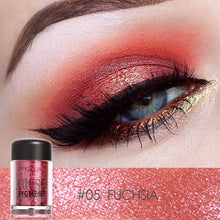 Load image into Gallery viewer, focallure loose pigment metallic eyeshadow #05 fuchsia