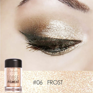 focallure loose pigment metallic eyeshadow #06 frost