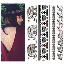 Load image into Gallery viewer, Party Glam Temporary Metallic Tattoos