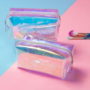 Holographic Waterproof Cosmetic Bag