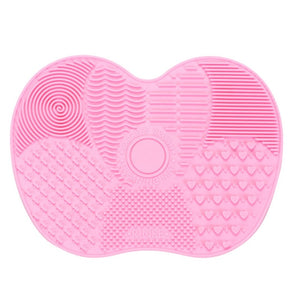 Silicone Pad Makeup Brush Cleaning Mat Pink 