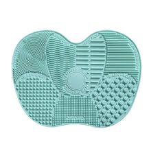 Load image into Gallery viewer, Silicone Pad Makeup Brush Cleaning Mat Turquoise