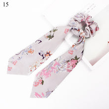 Load image into Gallery viewer, Floral Hair Scarf Scrunchie