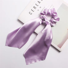 Load image into Gallery viewer, Satin Scarf Scrunchie Lilac
