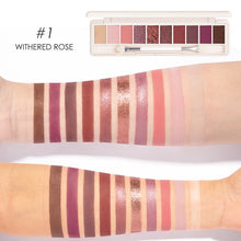 Load image into Gallery viewer, Focallure Uptown Girls 10-Pan Eyeshadow Palette #1 Withered Rose