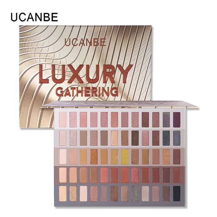 Ucanbe Luxury Gathering 60 Colors Neutral Eyeshadow Palette