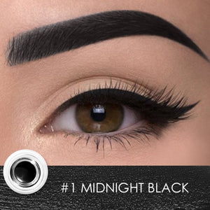 Focallure Staymax Dual-Use Eyebrow and Eyeliner Gel #1 Midnight Black