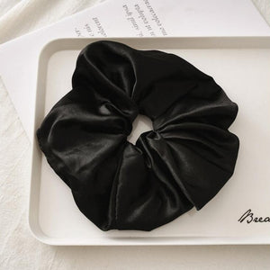 Oversized Satin Hair Scrunchie