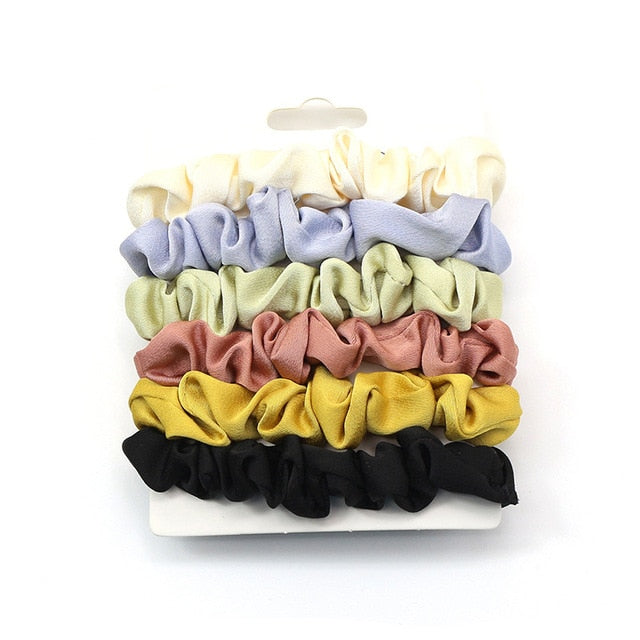 6-Pack Mini Hair Scrunchies