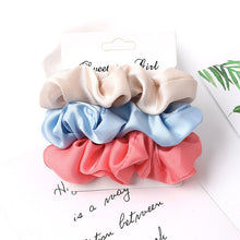Load image into Gallery viewer, 3-Pack Satin Mini Hair Scrunchies