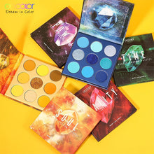 Load image into Gallery viewer, Docolor Mind 9 Colors Eye Shadow Palette Yellow