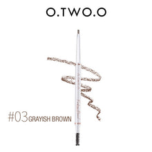 Load image into Gallery viewer, O.TWO.O Dual Ended Fine Tip Eyebrow Pencil