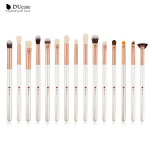Load image into Gallery viewer, DUcare 15 Piece Complete Eye Brush Set White